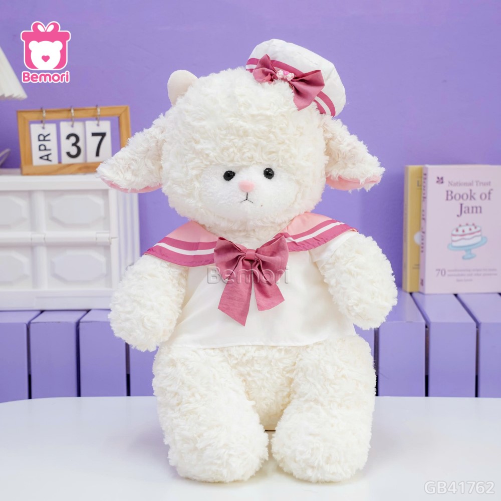 Cừu Bông Trắng Nơ