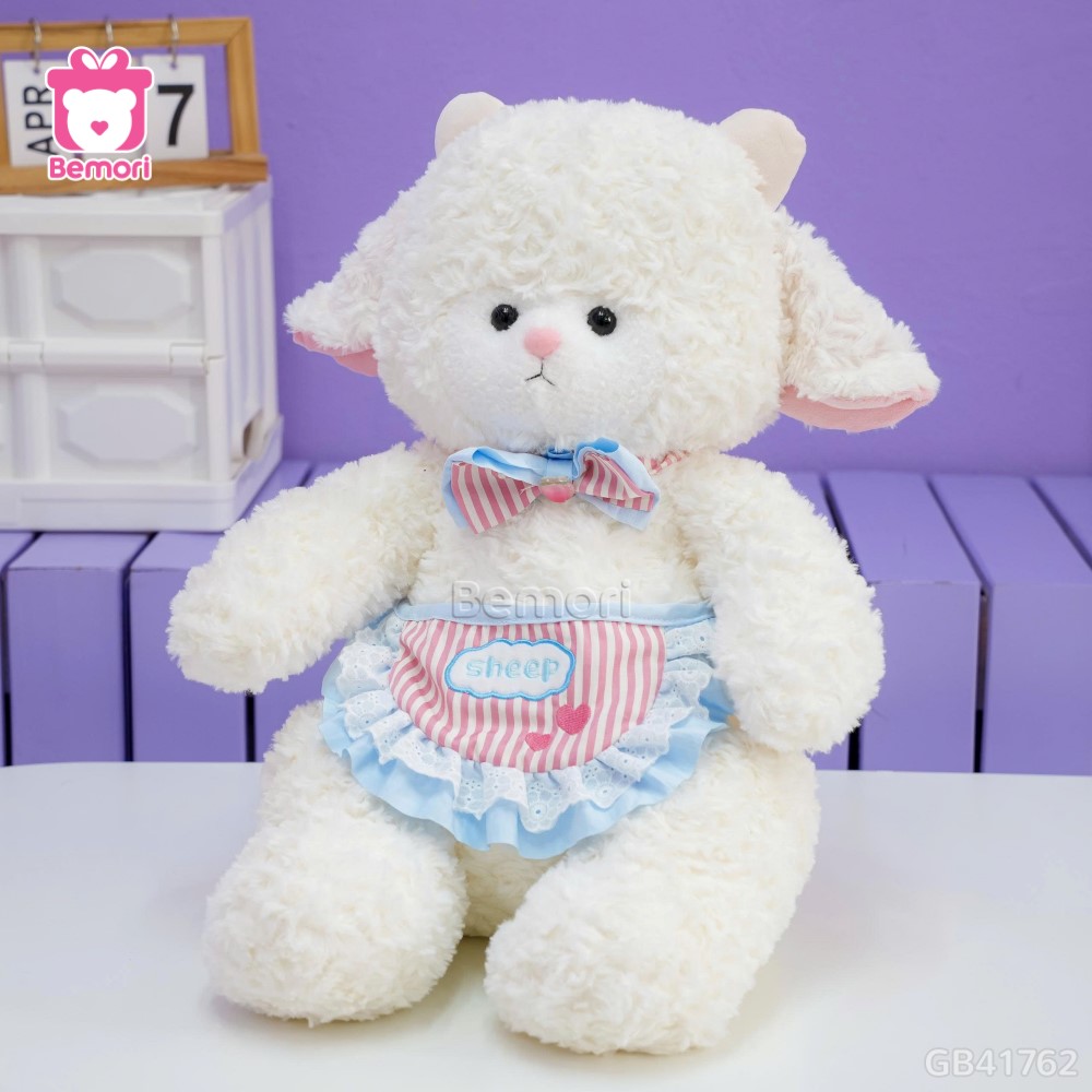 Cừu Bông Trắng Nơ