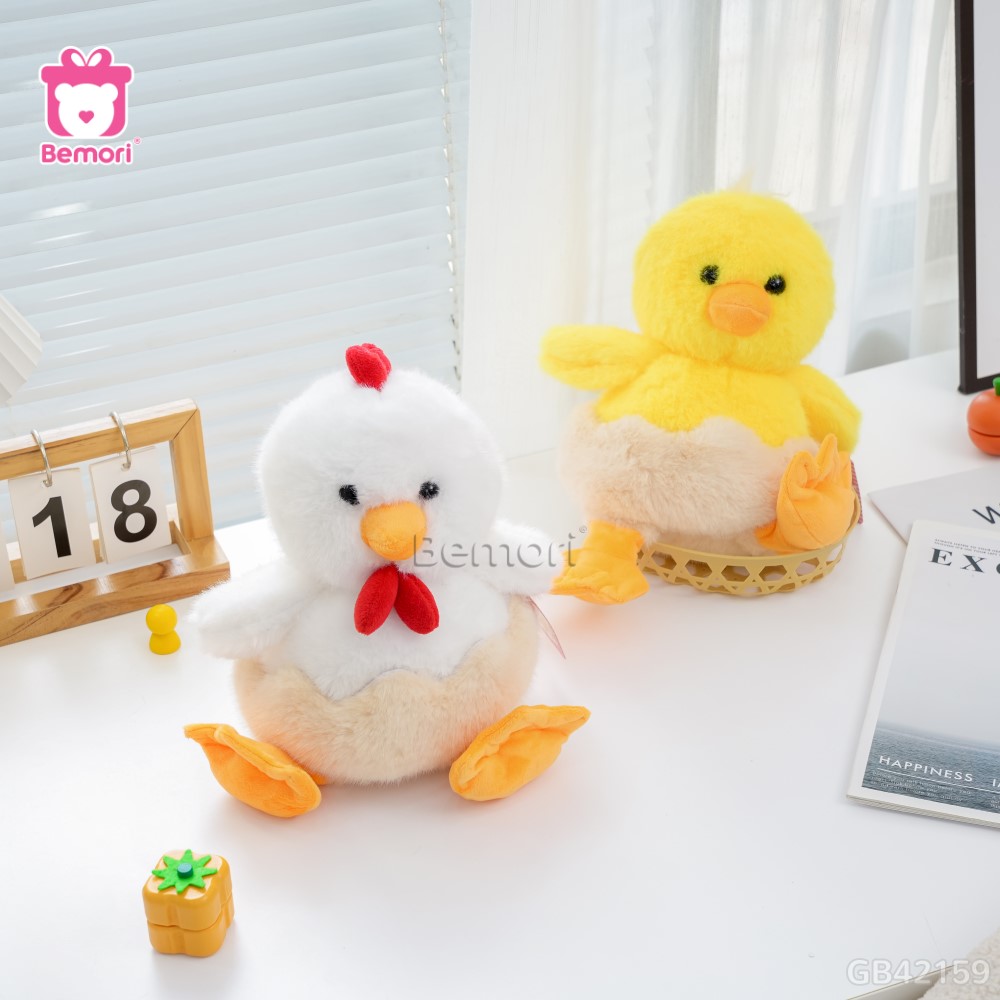 Bộ Thú Bông Vỏ Trứng