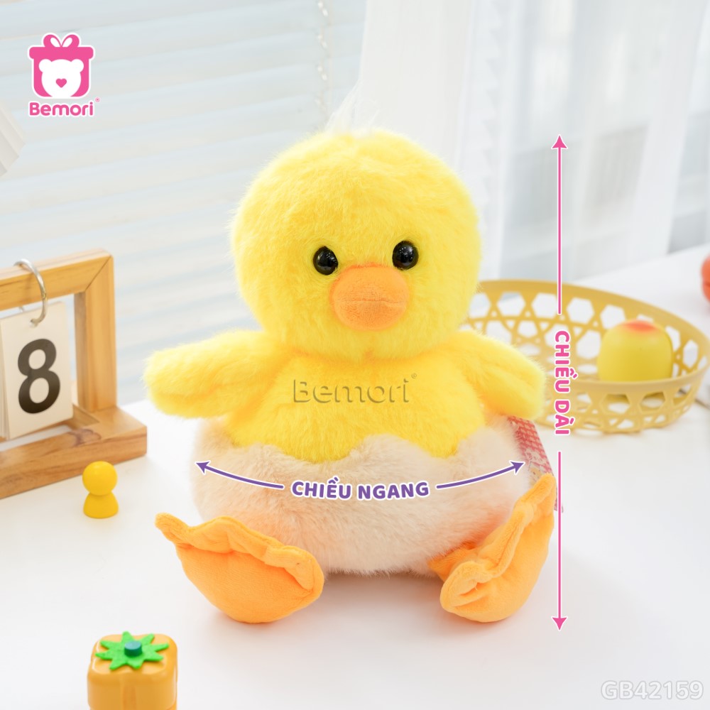 Cách đo kích thước của Bộ Thú Bông Vỏ Trứng