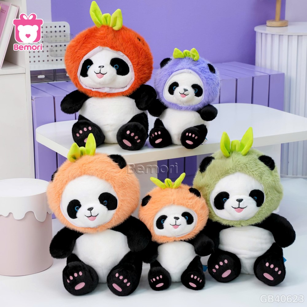 Gấu Trúc Bông Đội Quả
