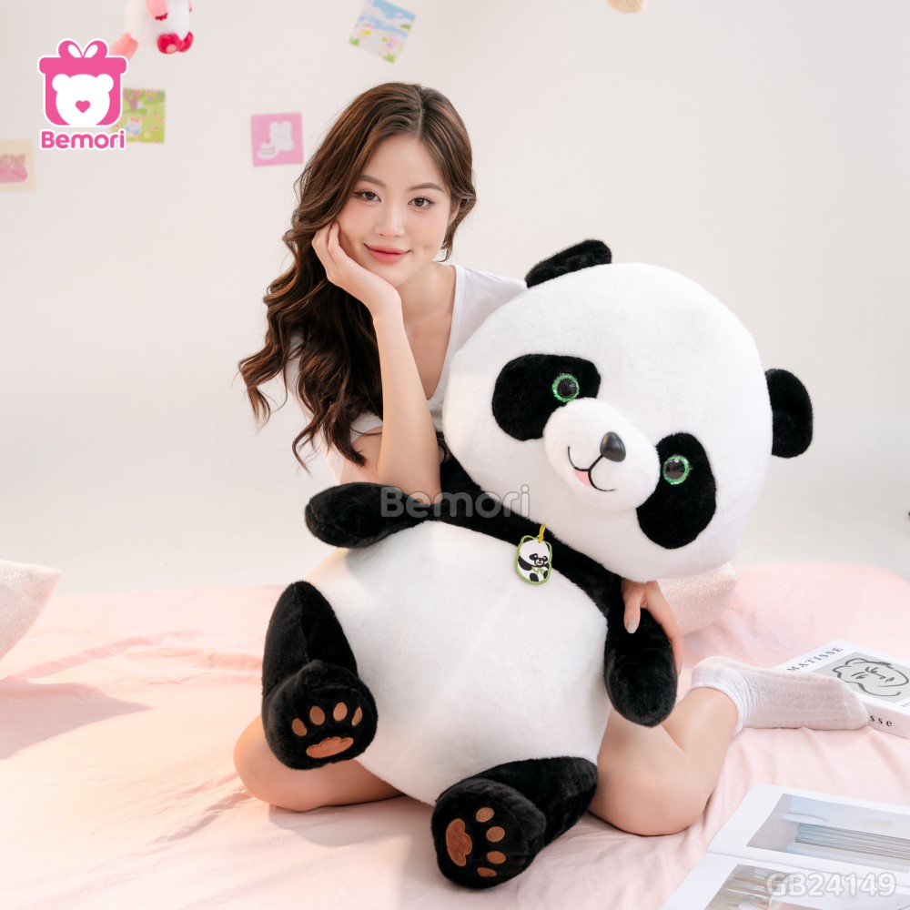 Gấu Trúc Bông Ngực Gắn Tag Gấu Trúc Bigsize