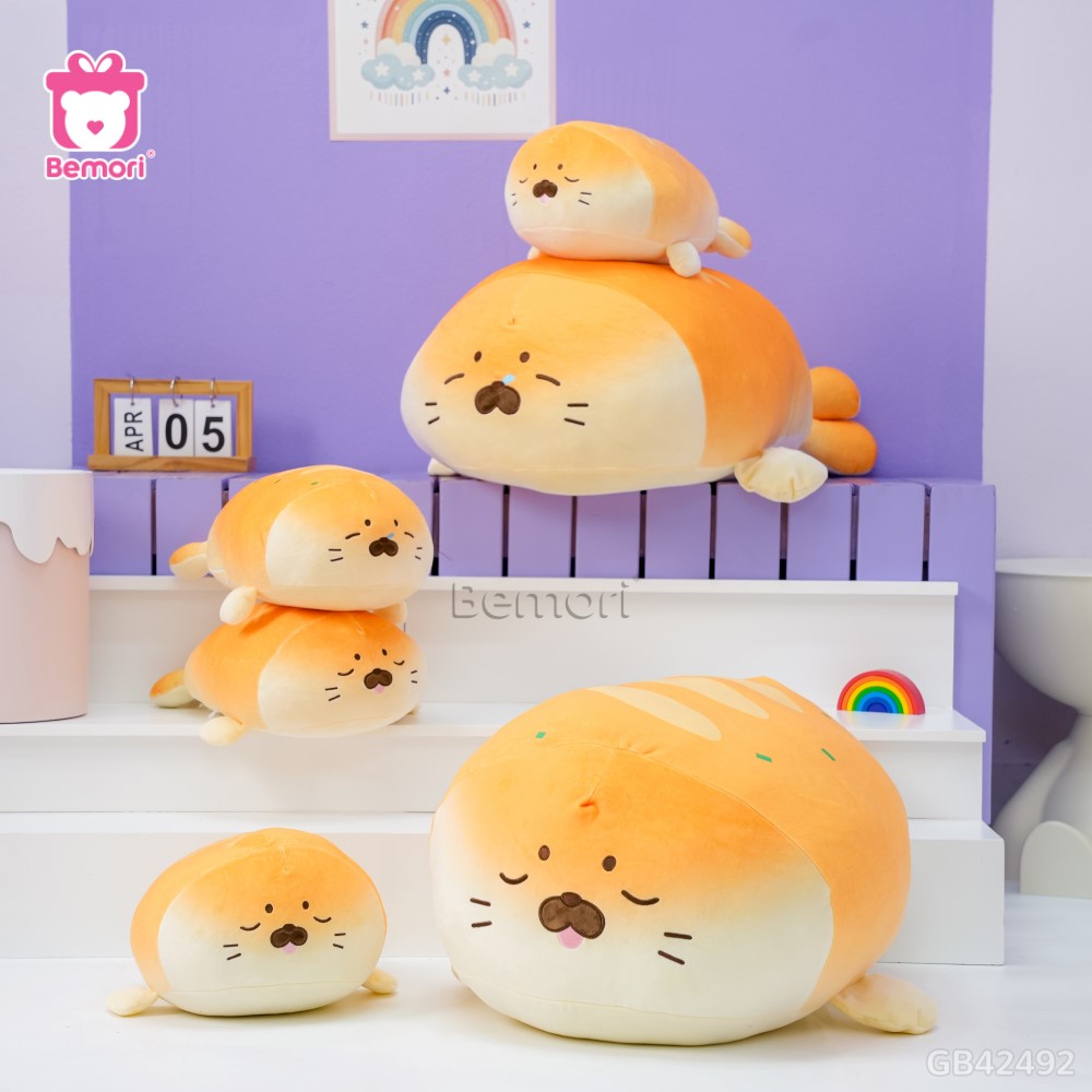 Gấu Bông Hải Cẩu Mochi Bánh Mì