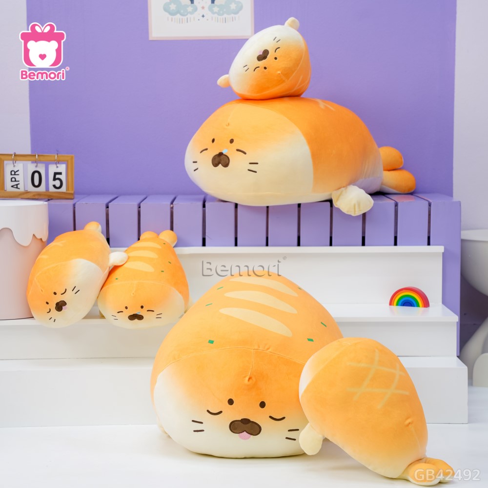 Gấu Bông Hải Cẩu Mochi Bánh Mì