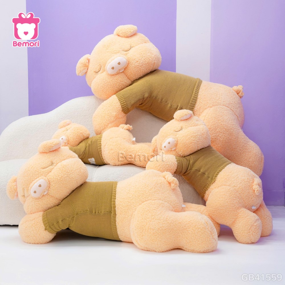 Heo Bông Nằm Áo Len Love