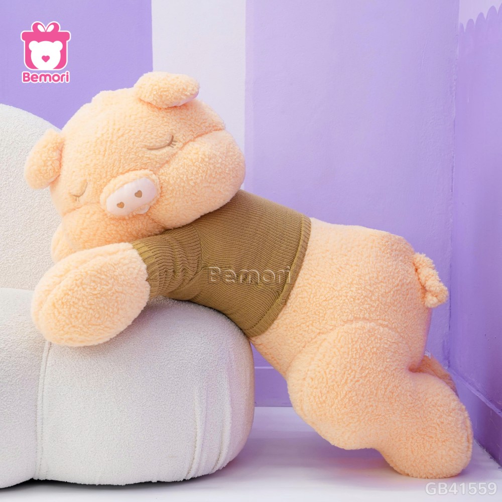 Heo Bông Nằm Áo Len Love