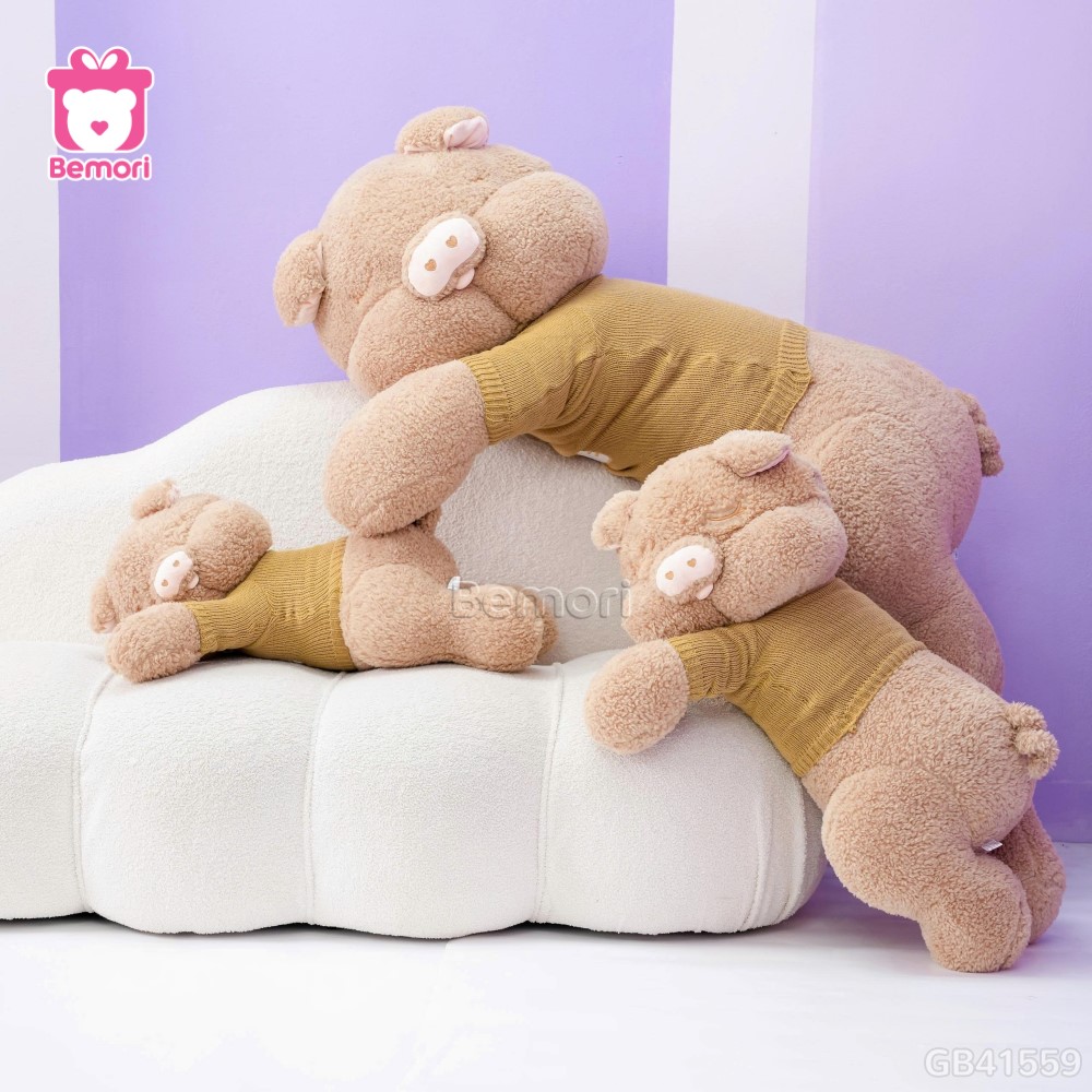 Heo Bông Nằm Áo Len Love