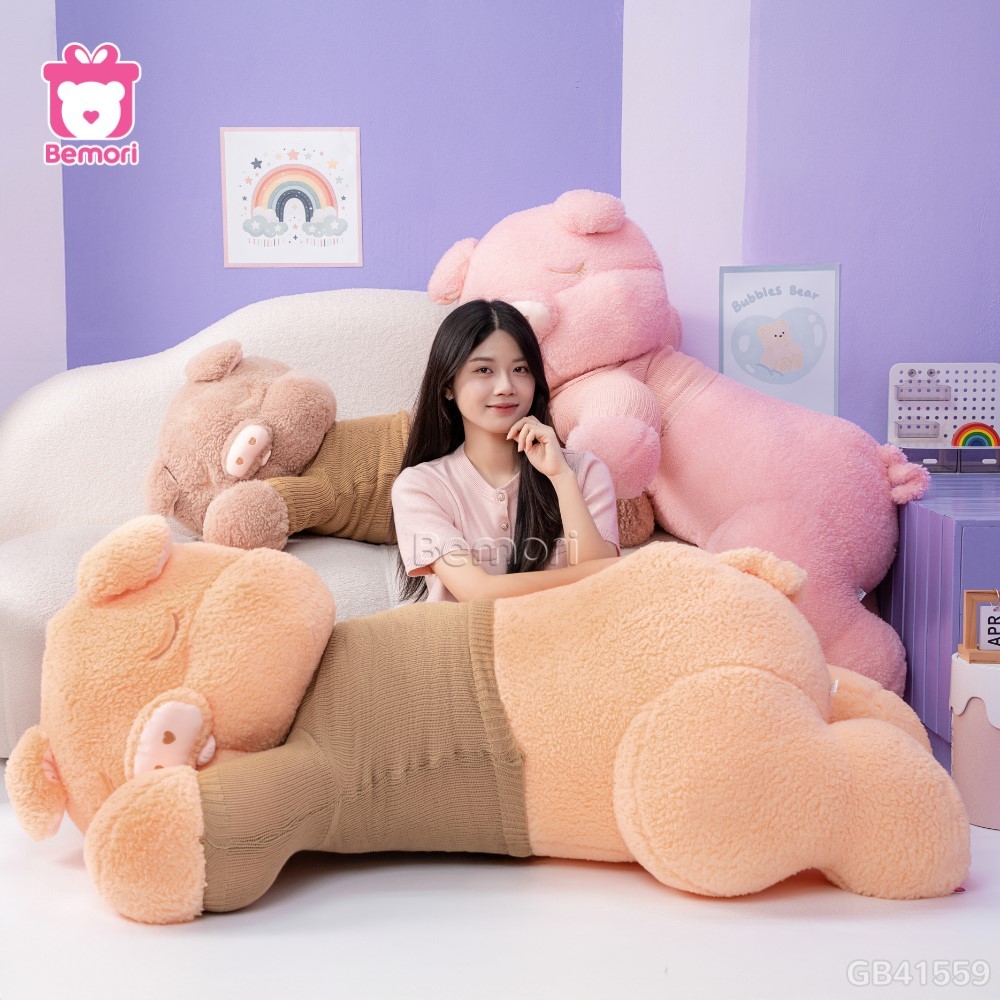 Heo Bông Nằm Áo Len Love