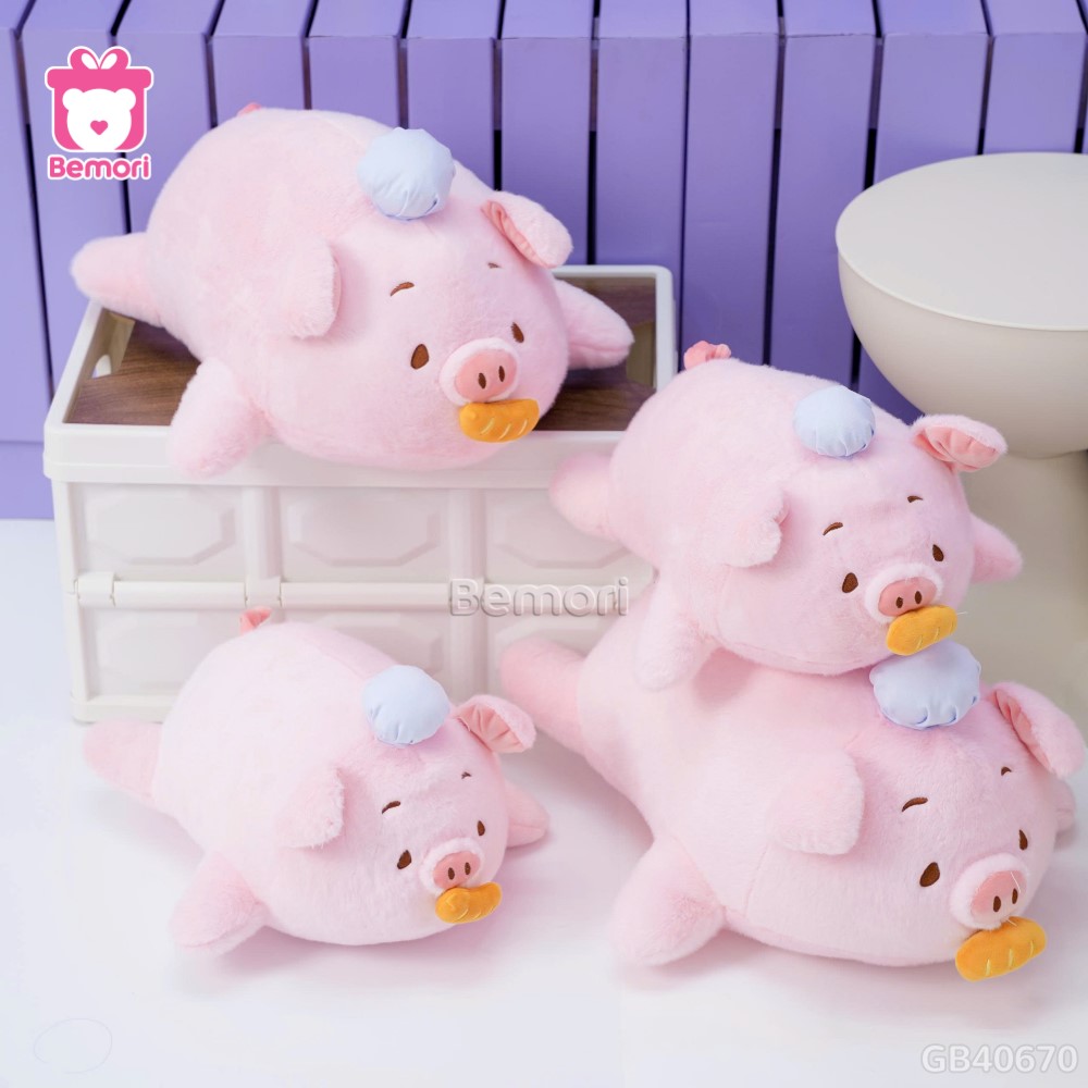 Heo Bông Nằm Rút Bánh Mì