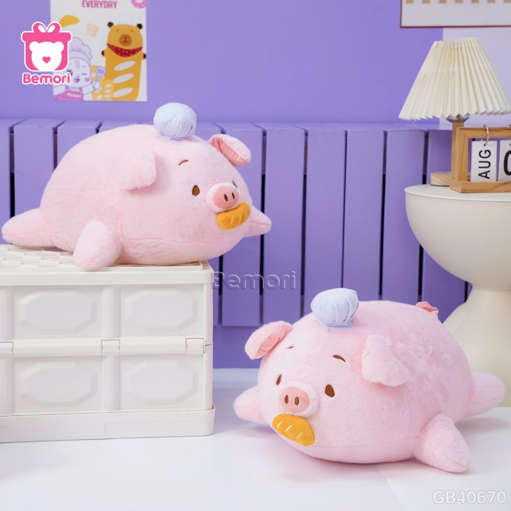 Heo Bông Nằm Rút Bánh Mì