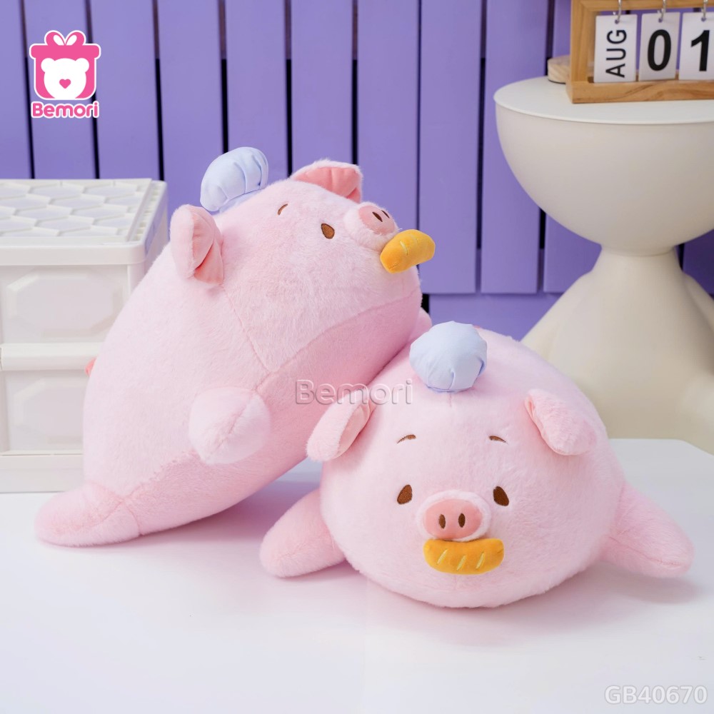 Heo Bông Nằm Rút Bánh Mì