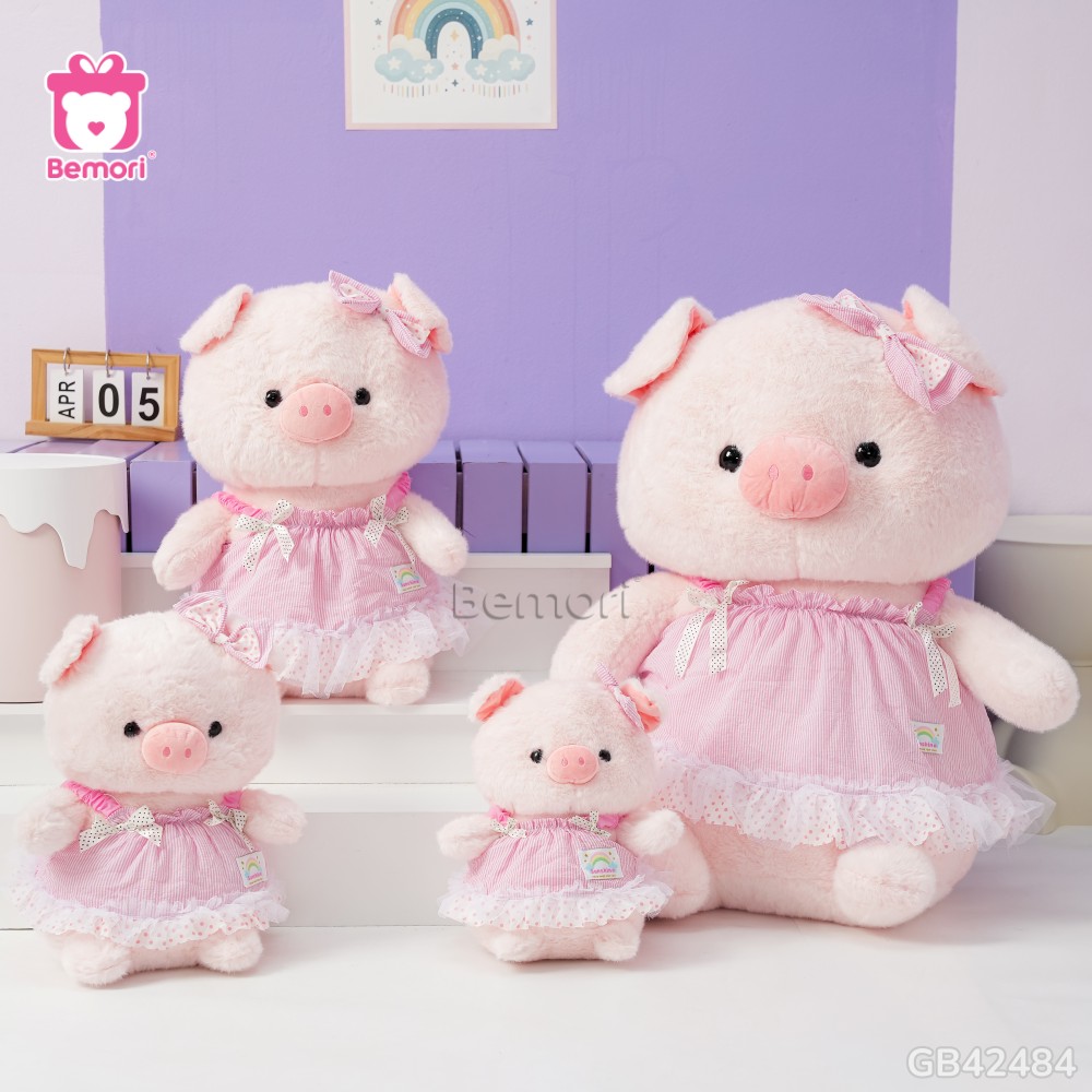 Heo Bông Váy Tag Cầu Vồng