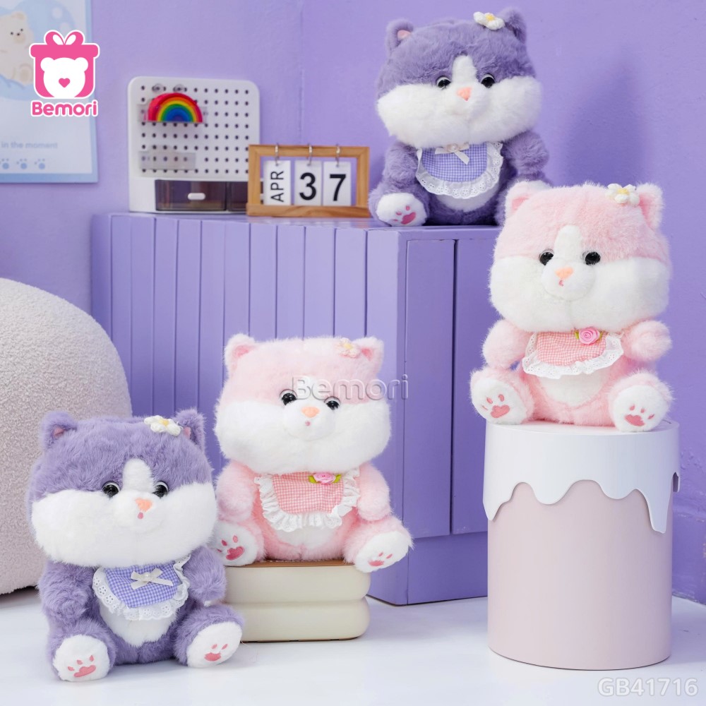 Mèo Bông Đeo Yếm Caro