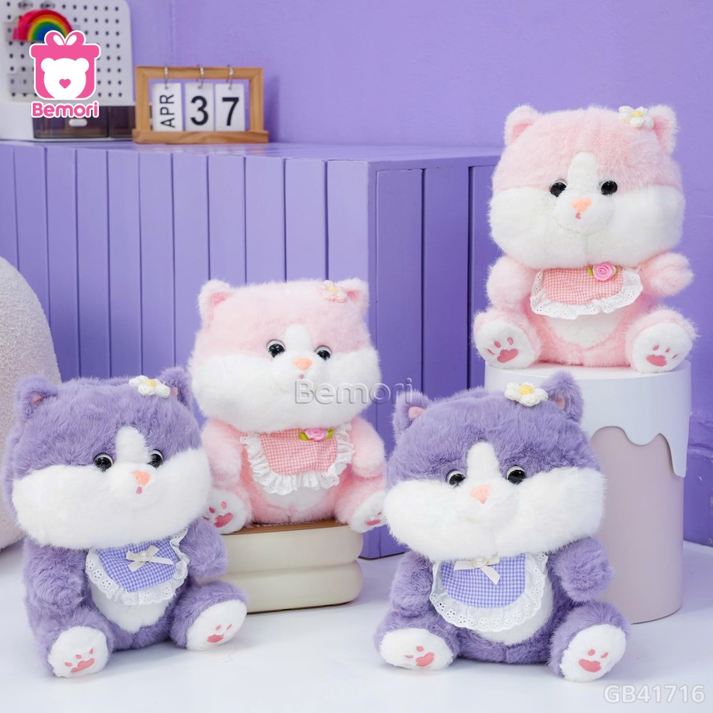 Mèo Bông Đeo Yếm Caro