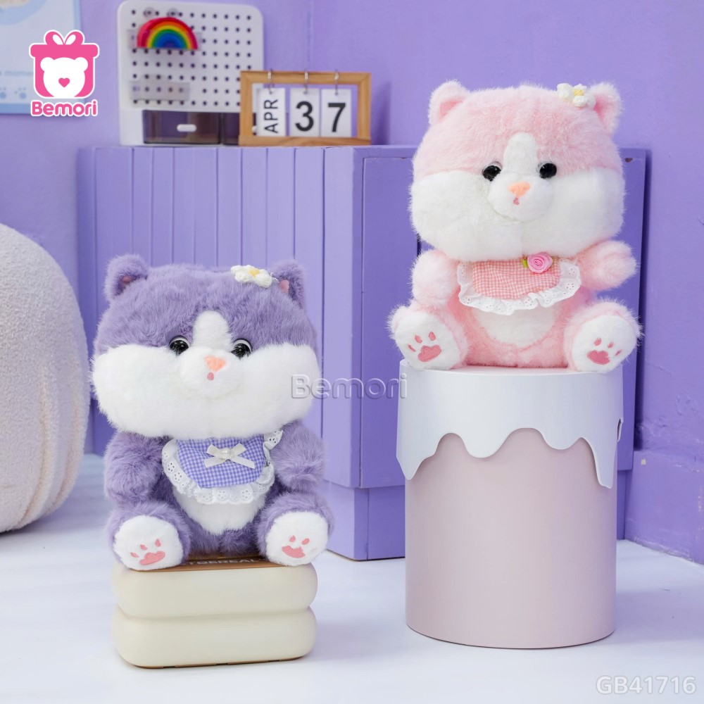 Mèo Bông Đeo Yếm Caro