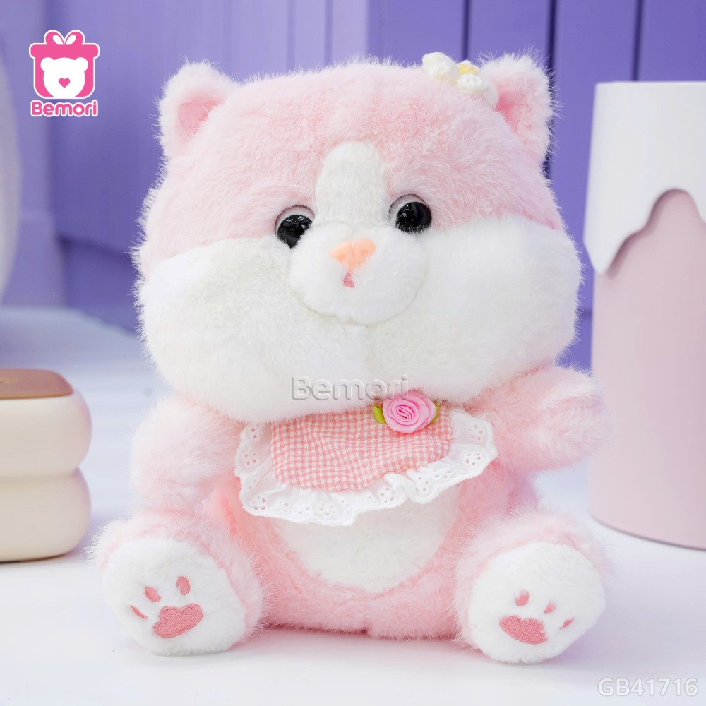 Mèo Bông Đeo Yếm Caro