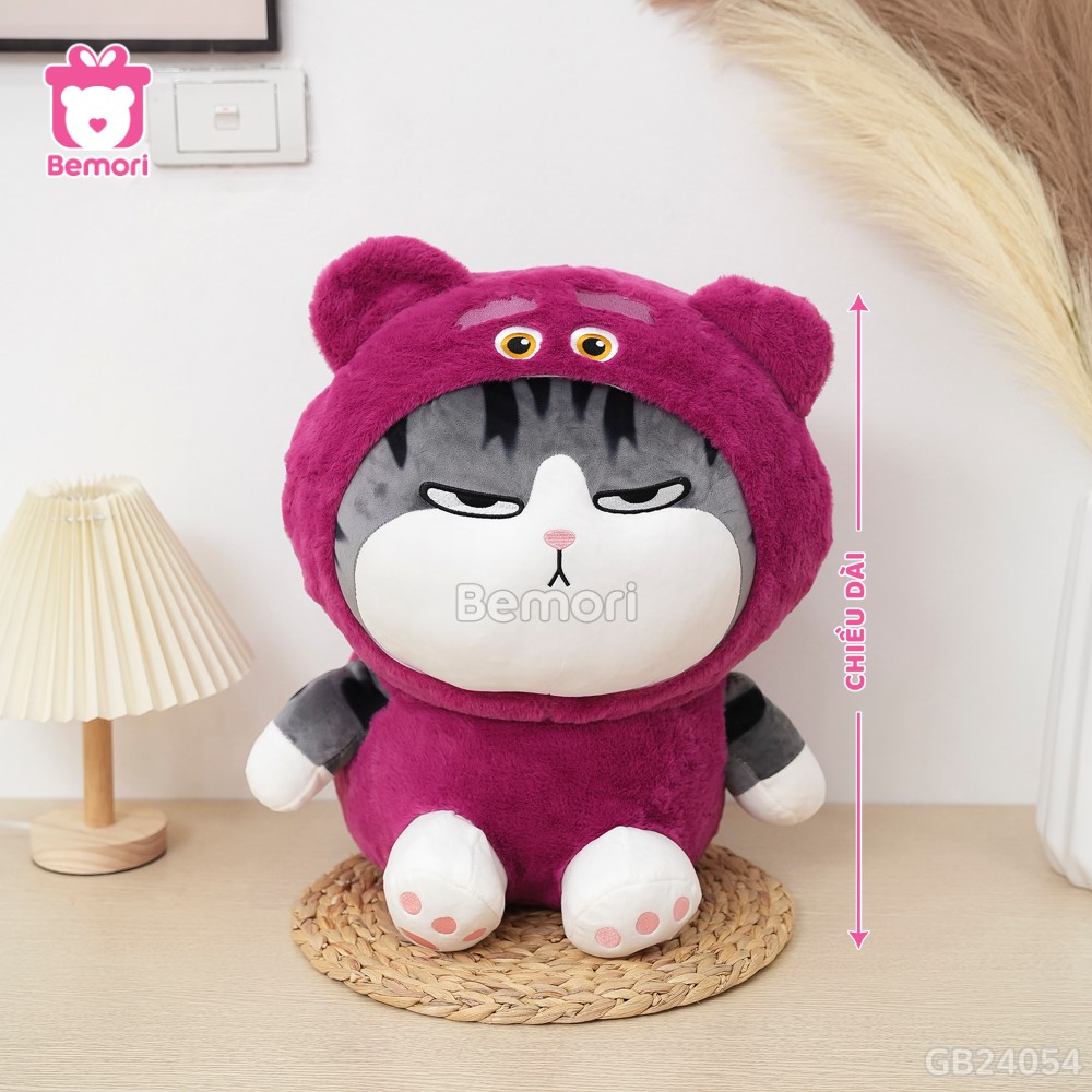 Cách đo kích thước của Mèo Hoàng Thượng Bông Cosplay Lotso