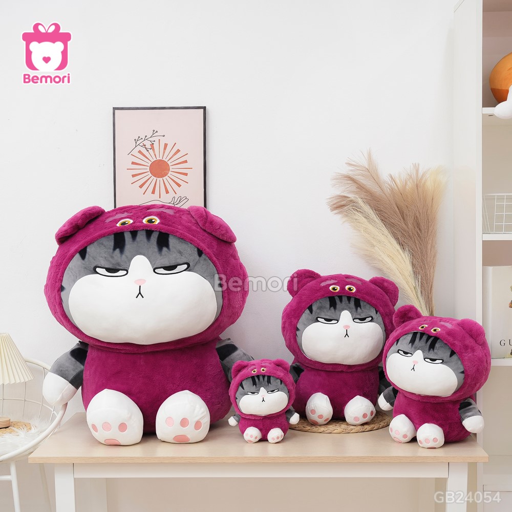 Mèo Hoàng Thượng Bông Cosplay Lotso có 4 size để lựa chọn