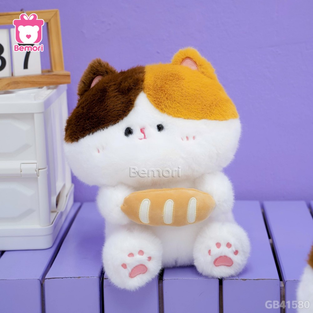 Mèo Bông Ôm Bánh Mì