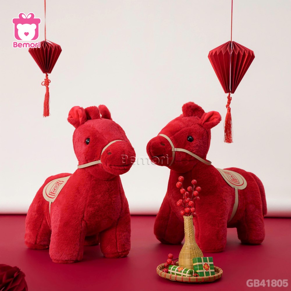 Gấu Bông Ngựa Tài Lộc