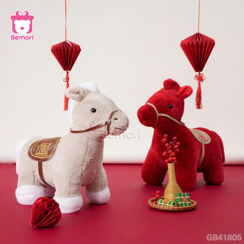 Gấu Bông Ngựa Tài Lộc