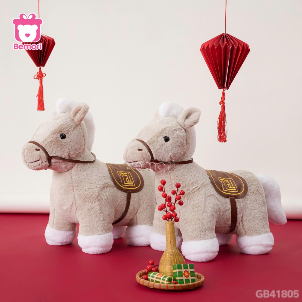 Gấu Bông Ngựa Tài Lộc