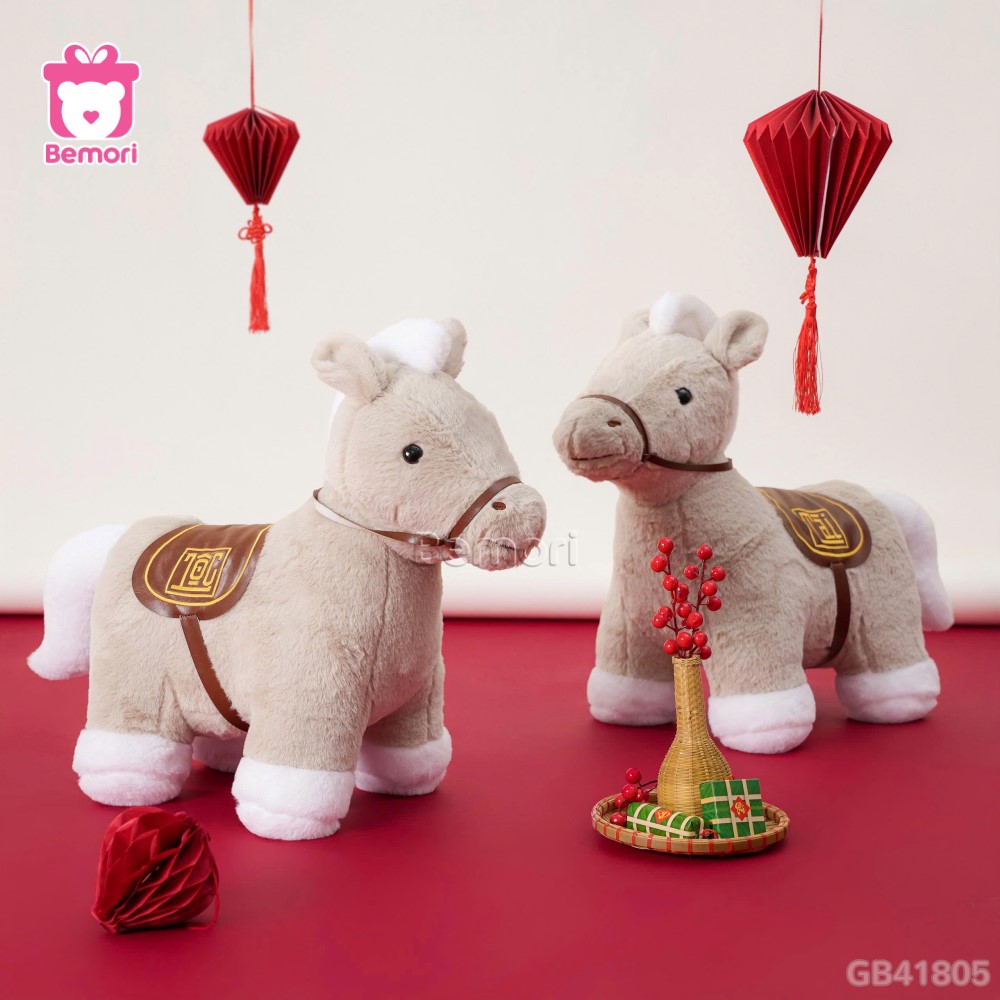 Gấu Bông Ngựa Tài Lộc