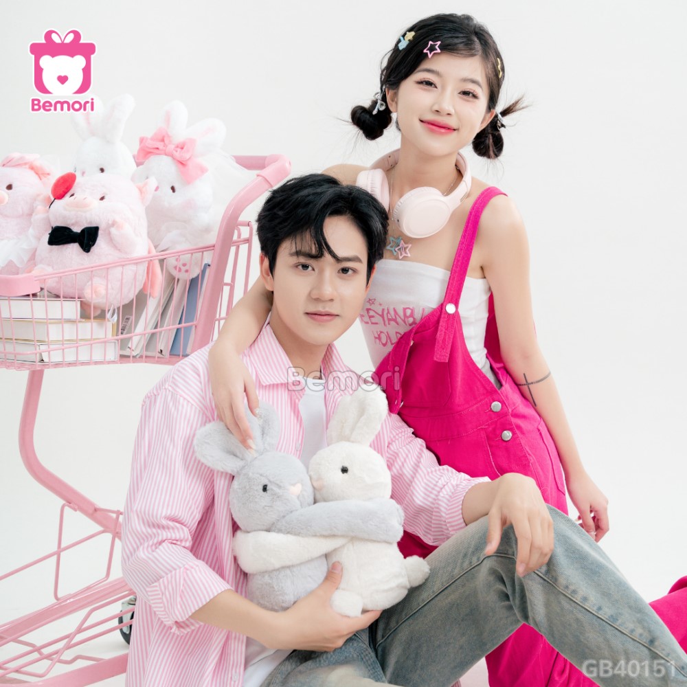 Gấu Bông Cặp Đôi BearHug - Thỏ Bunny & Daisy