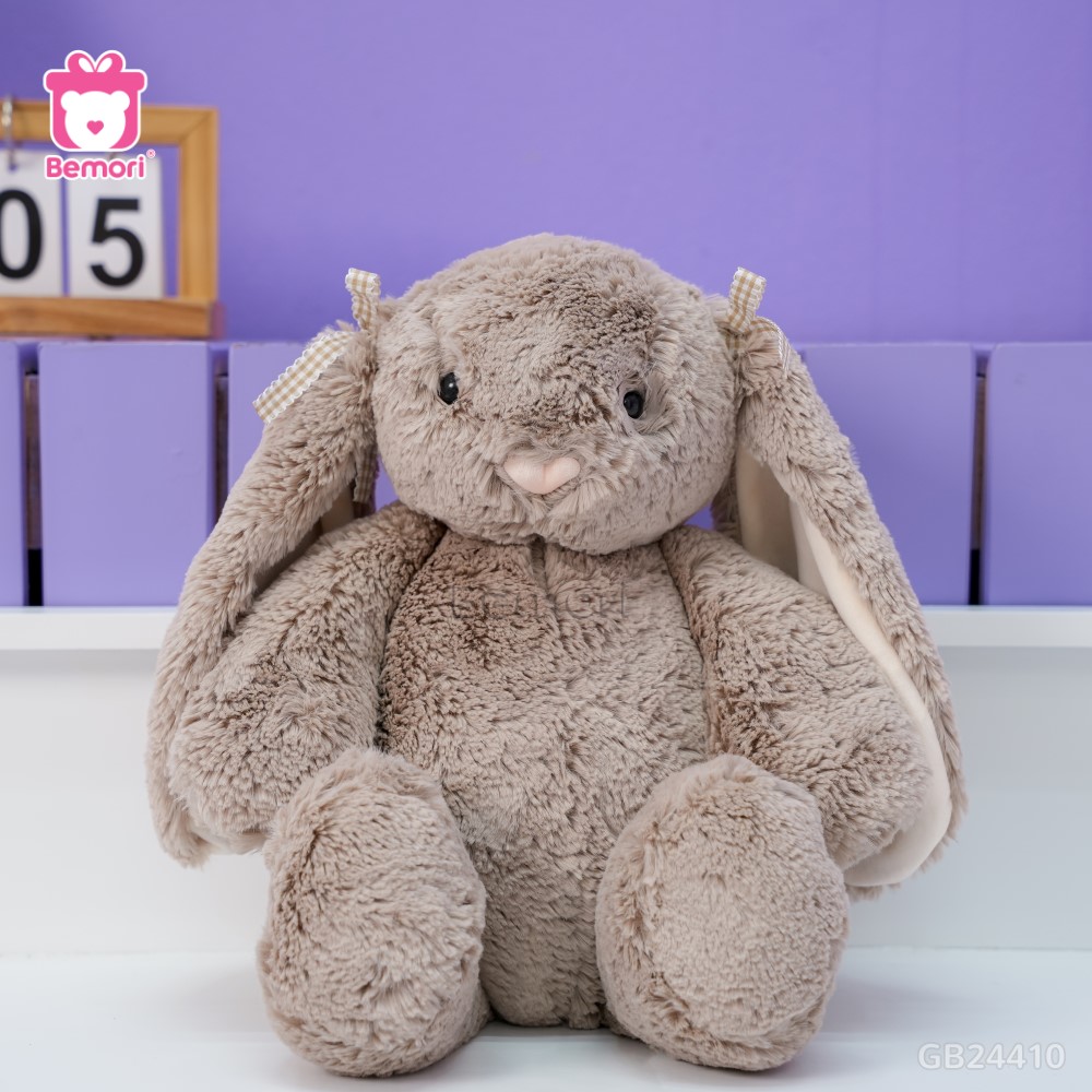 Thỏ Bông Be Rabbit Nâu Ghi