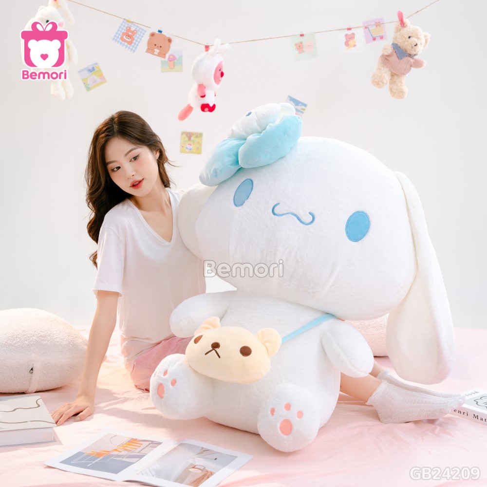 Thỏ Bông Cinnamoroll Đeo Túi