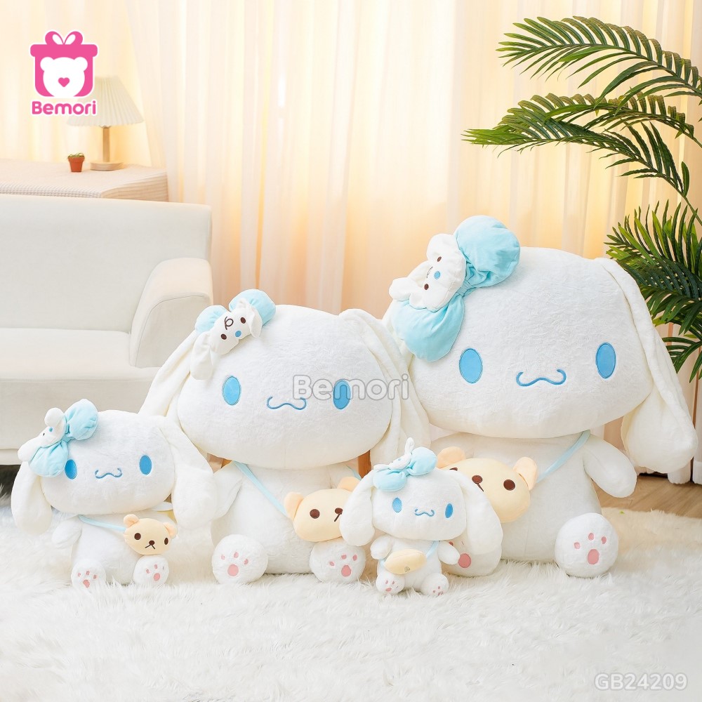 Thỏ Bông Cinnamoroll Đeo Túi có nhiều kích thước