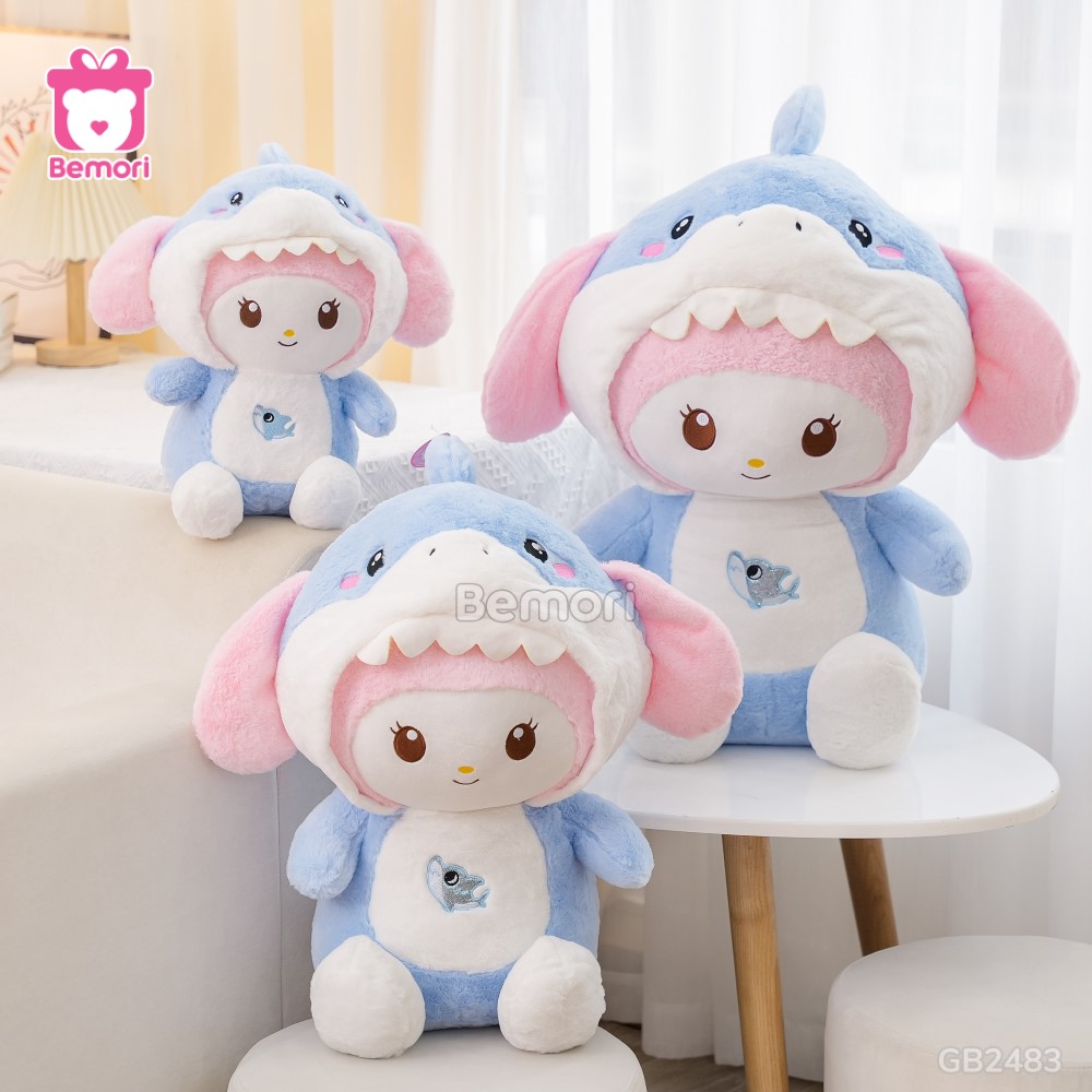 Thỏ Bông Melody Cosplay Cá Mập