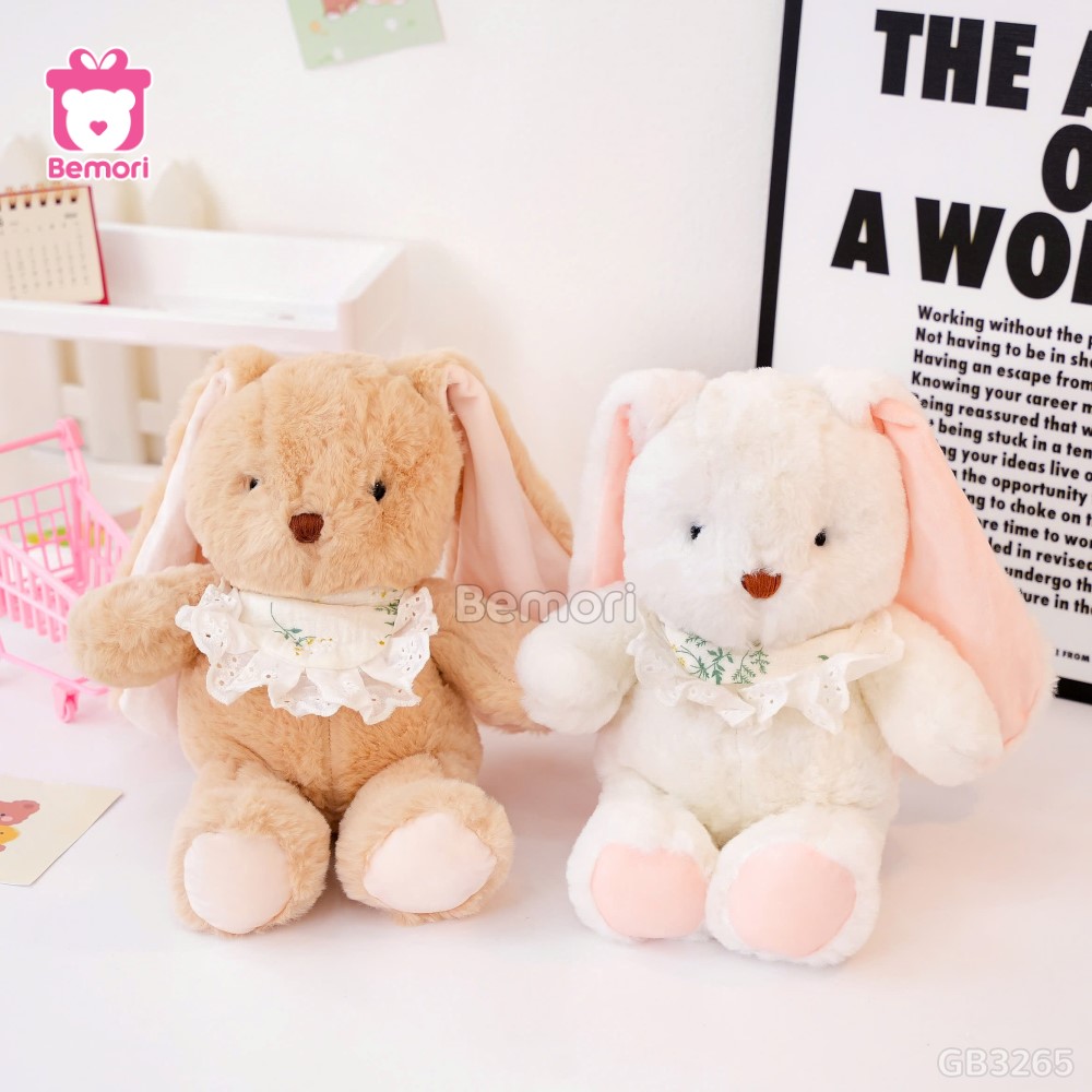 Thỏ Bông Bunny Đeo Yếm – Gà Mái Với Ấm Áp