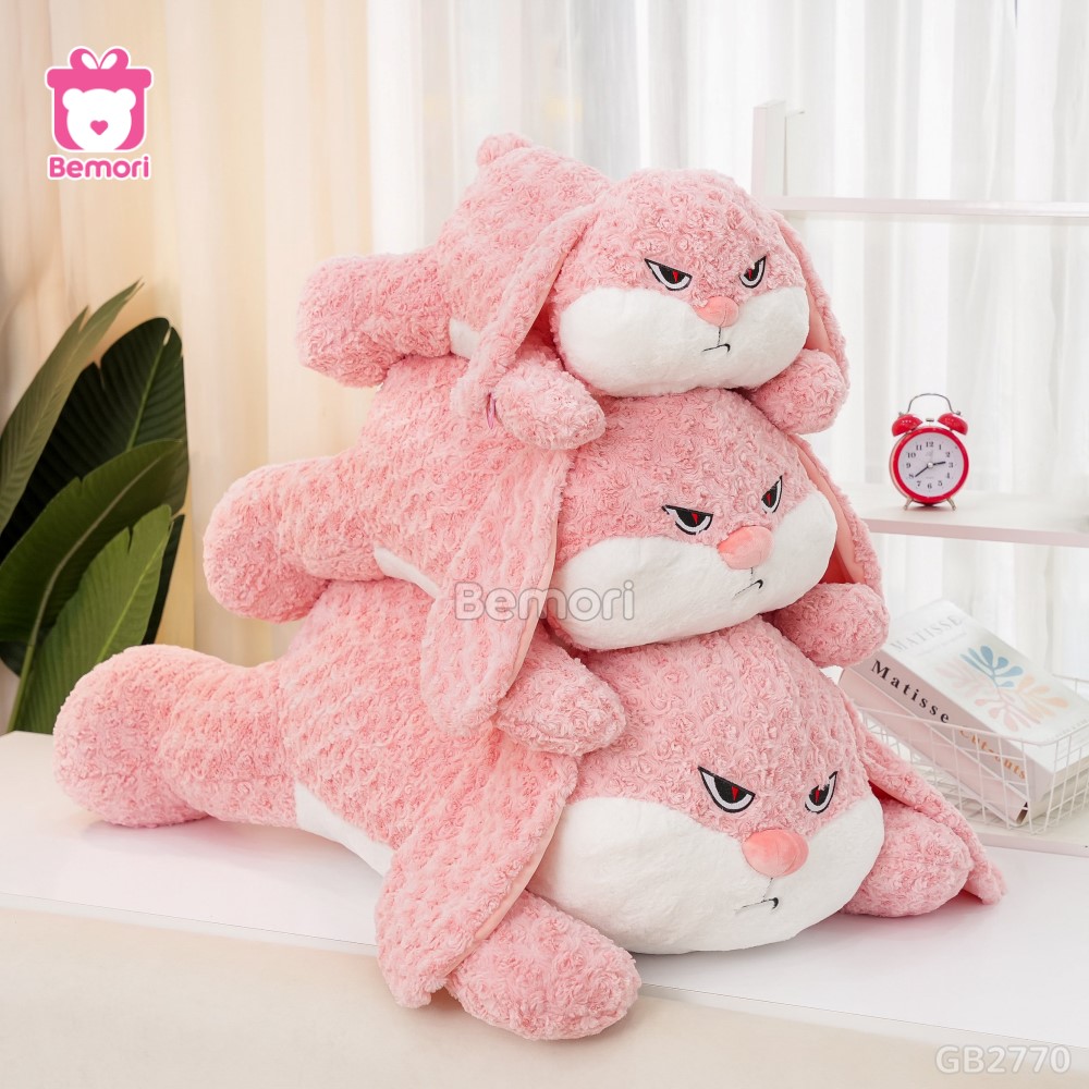 Thỏ Bông Bunny Mặt Quạo Nằm đa dạng kích thước