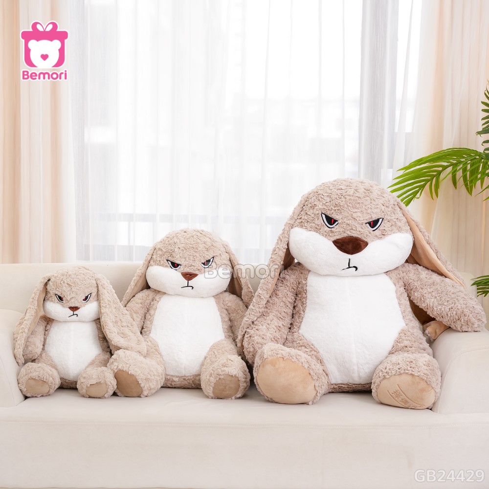 Thỏ Bông Bunny Mặt Quạo – Nâu