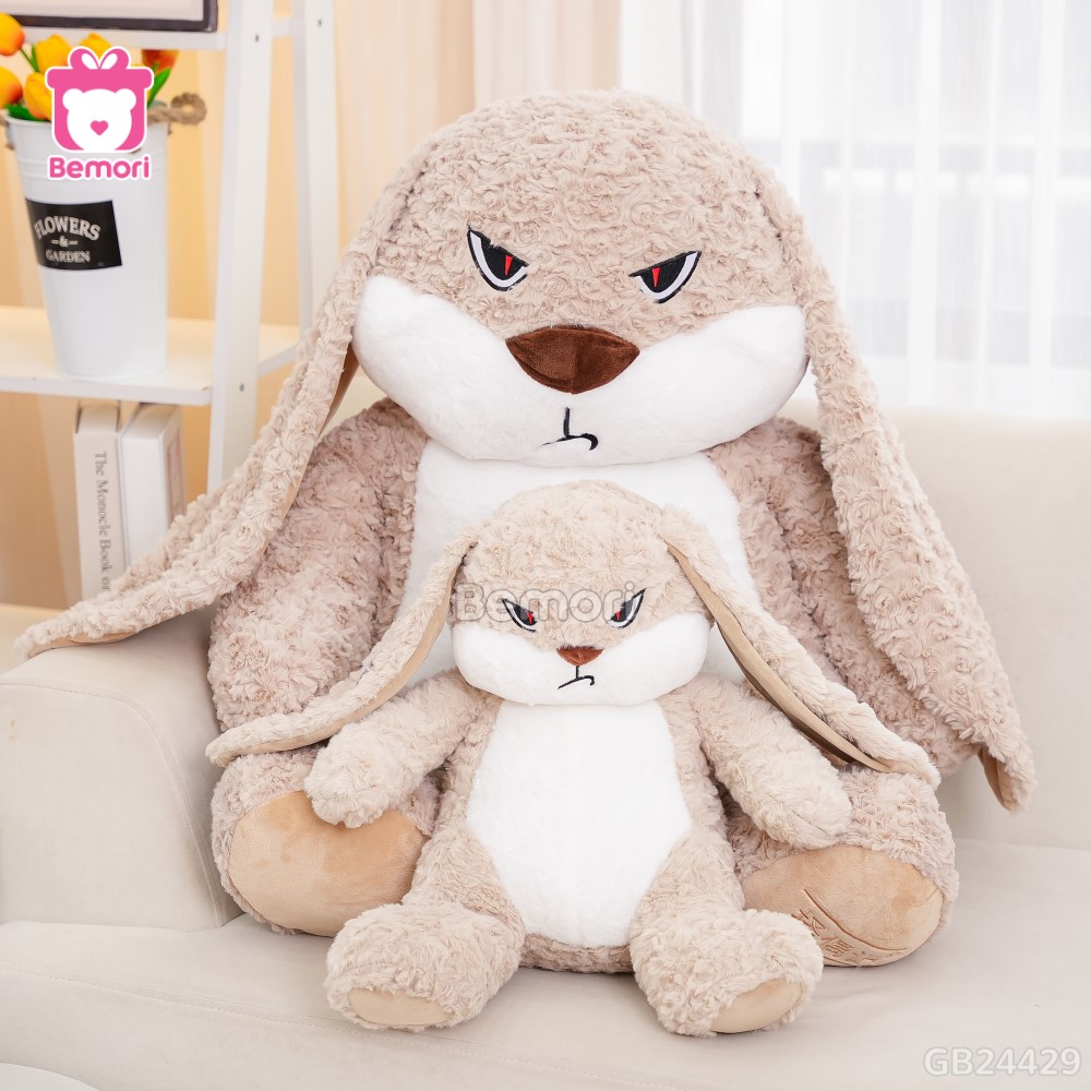 Thỏ Bông Bunny Mặt Quạo – Nâu