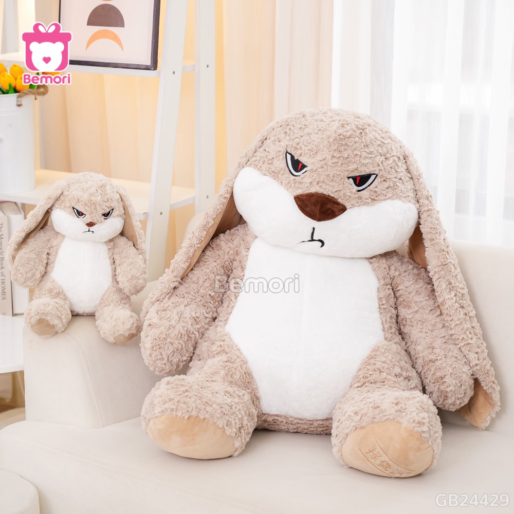 Thỏ Bông Bunny Mặt Quạo – Nâu