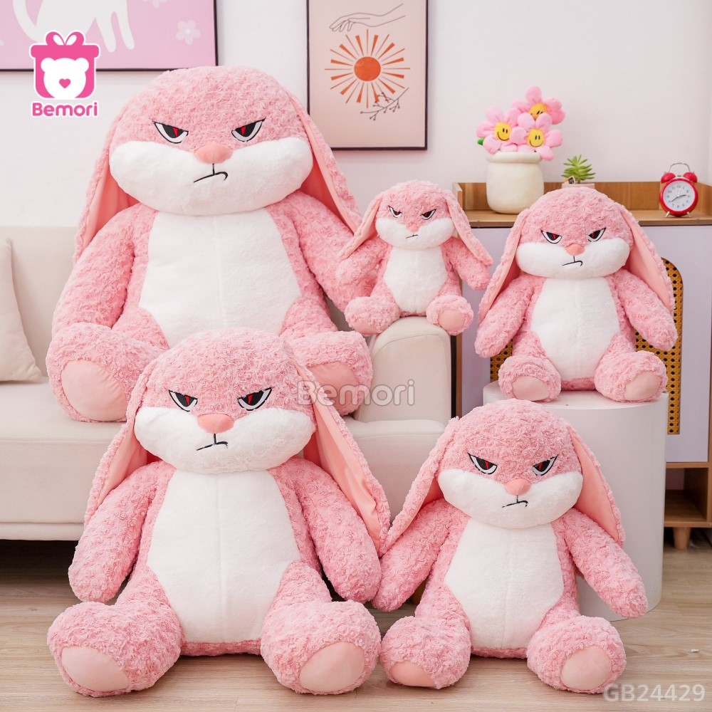 Thỏ Bông Bunny Mặt Quạo màu sắc tươi tắn