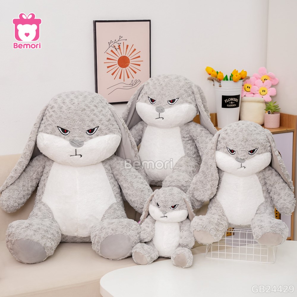 Thỏ Bông Bunny Mặt Quạo đa dạng kích thước