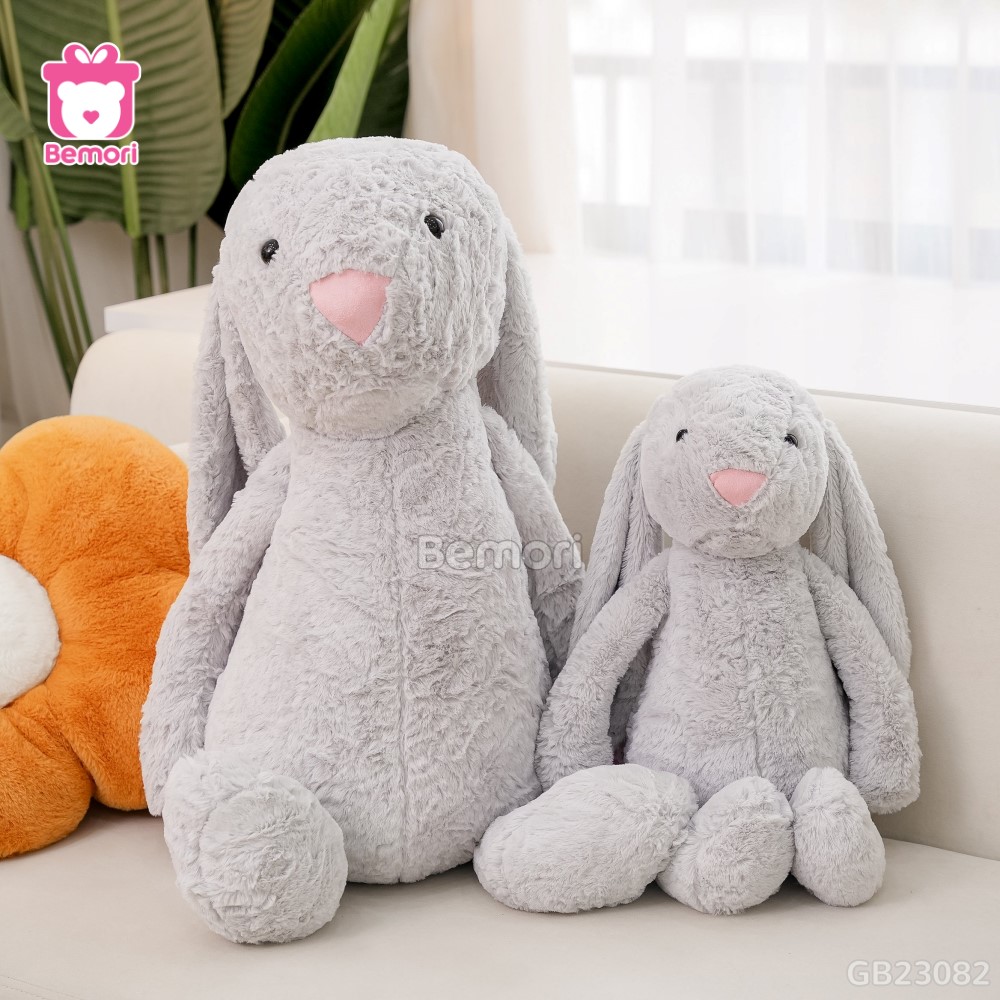 Thỏ Bông Bunny Tai Dài – Xám