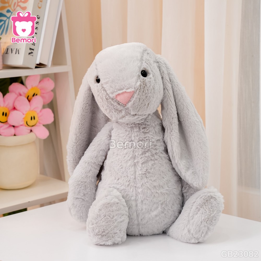 Thỏ Bông Bunny Tai Dài – Xám