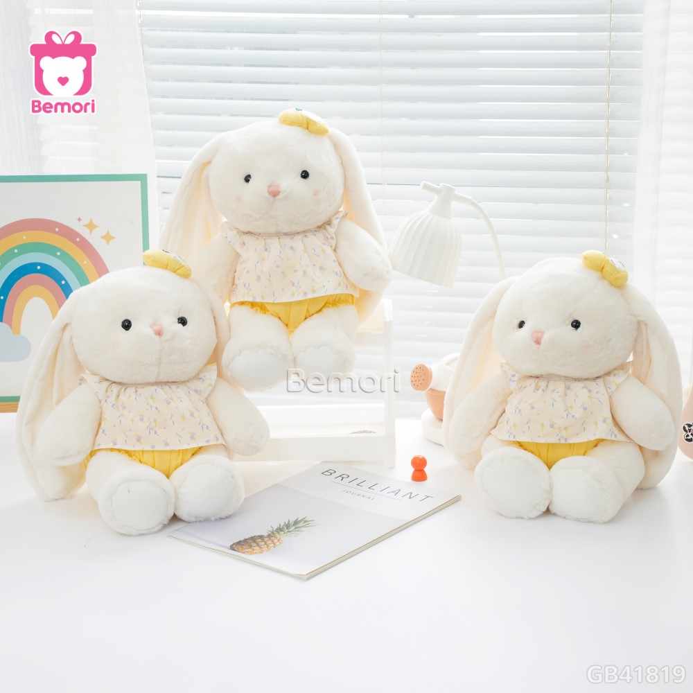 Thỏ Bông Mandora Váy Hoa