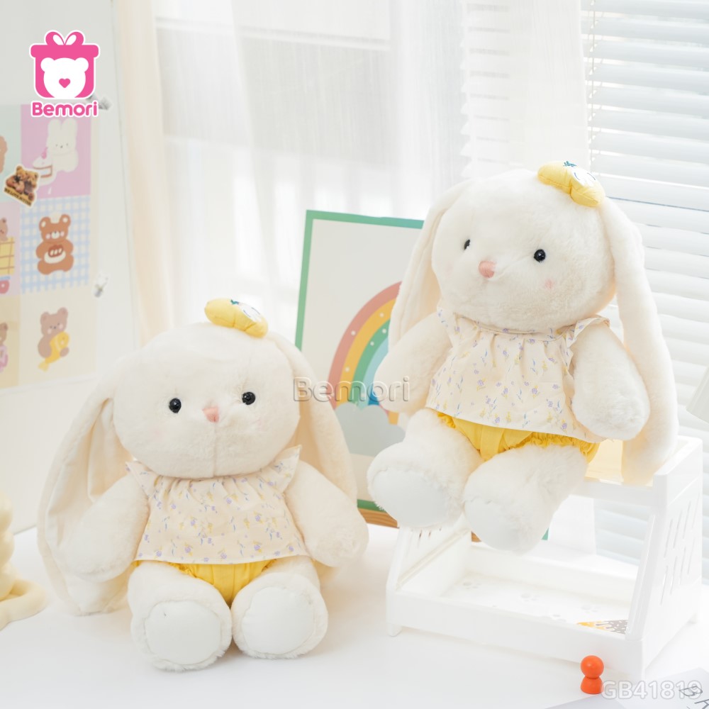 Thỏ Bông Mandora Váy Hoa