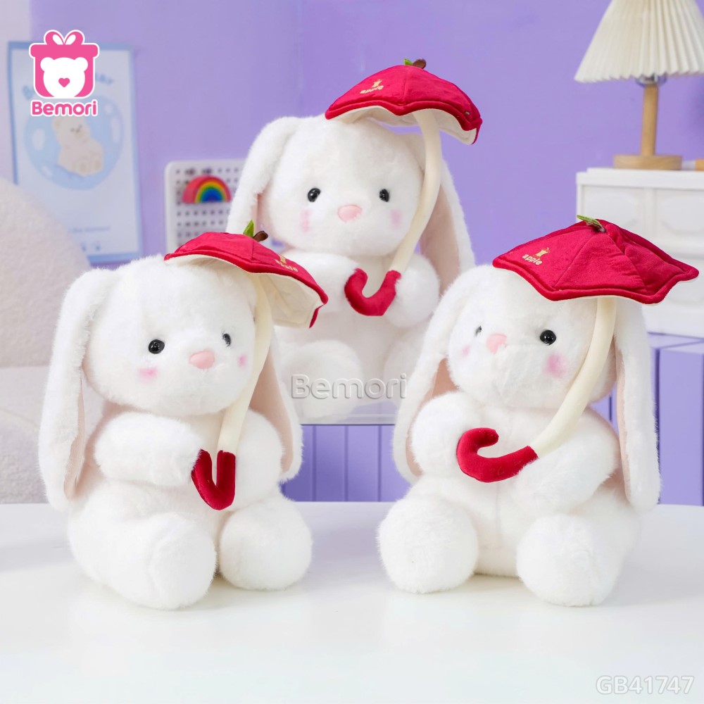 Thỏ Bông Ngồi Cầm Ô