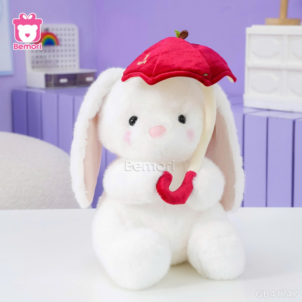 Thỏ Bông Ngồi Cầm Ô