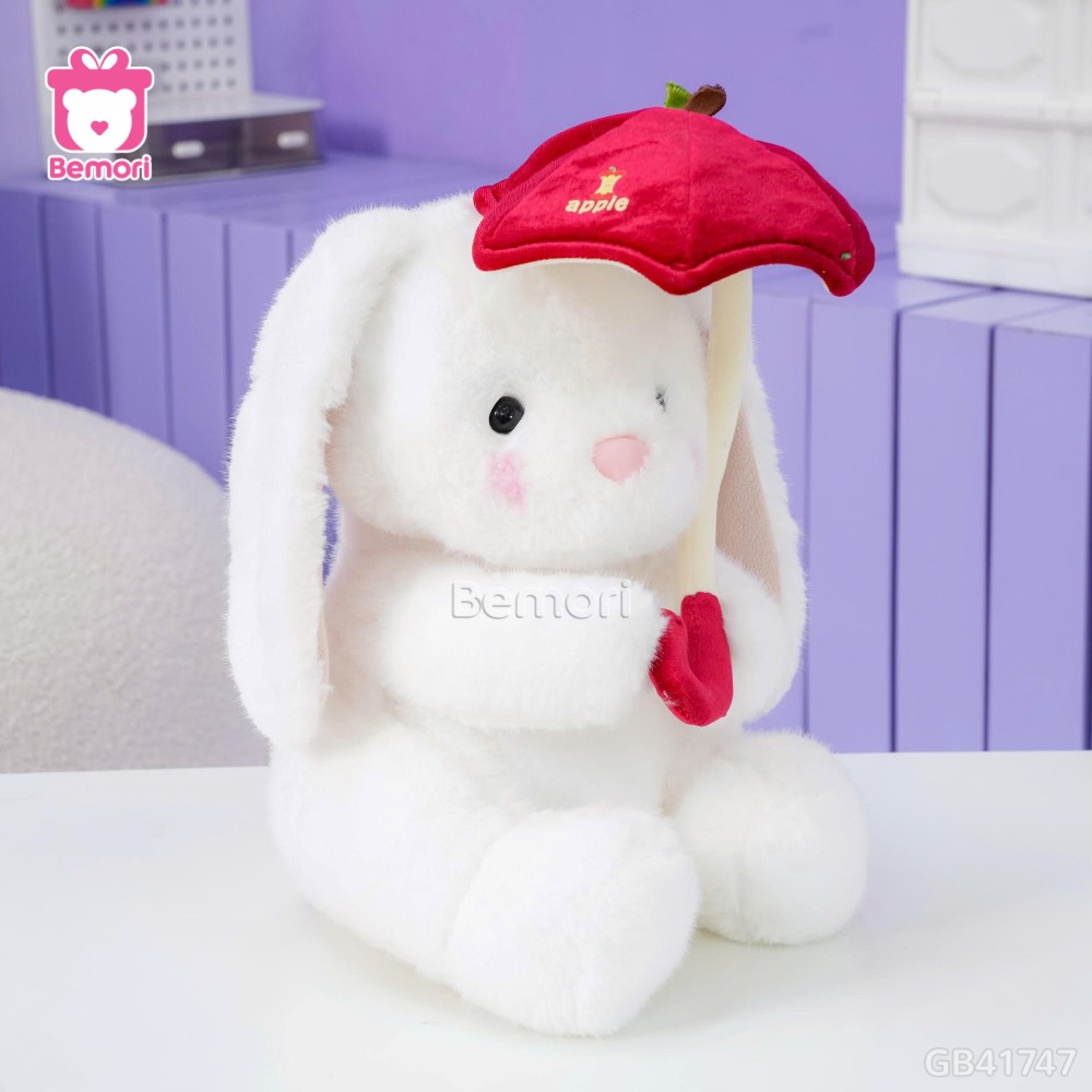 Thỏ Bông Ngồi Cầm Ô