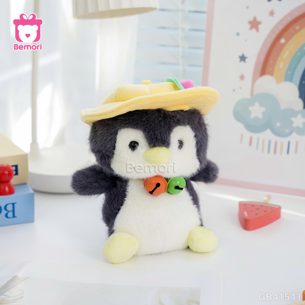 Thú Bông Mũ Bèo Cổ Chuông