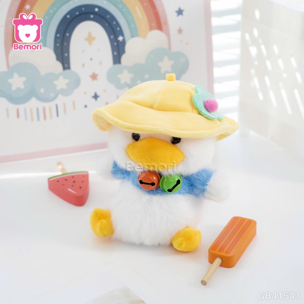 Thú Bông Mũ Bèo Cổ Chuông