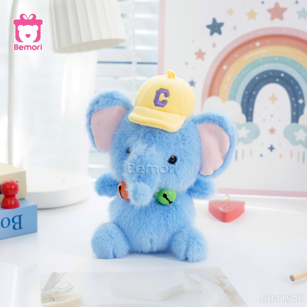 Thú Bông Mũ Chữ C Cổ Chuông