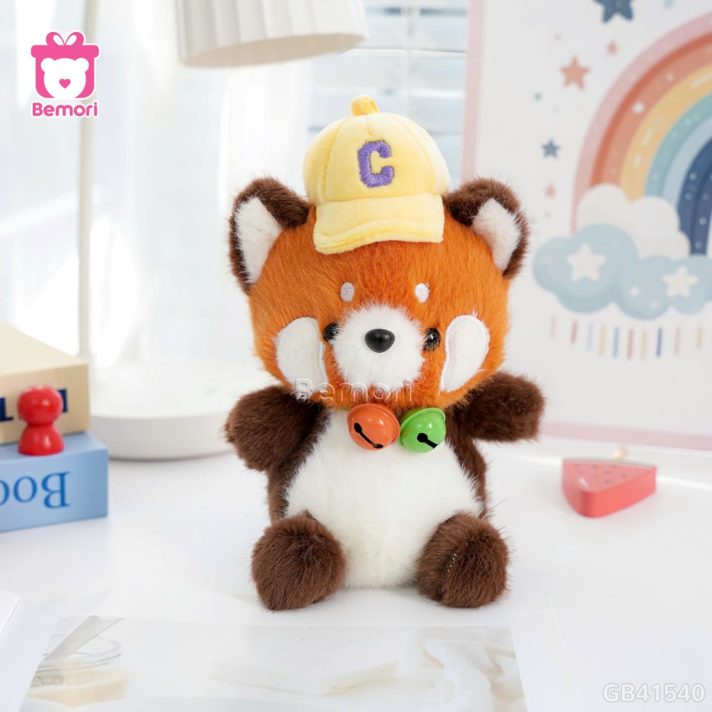 Thú Bông Mũ Chữ C Cổ Chuông